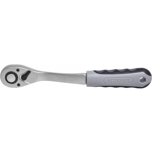 Рукоятка трещоточная THORVIK изогнутой формы 1/2"DR, 72 зубца