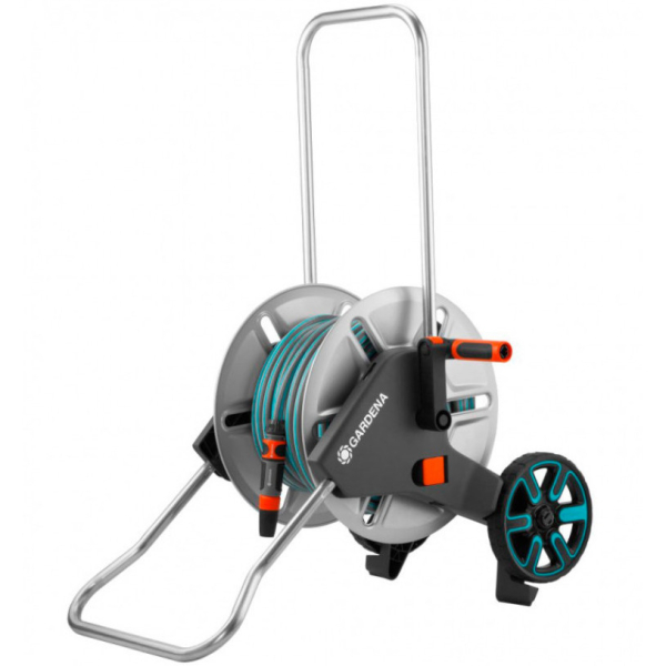 Тележка Gardena металлическая AquaRoll M с комплектом для полива   18542-29.000.00
