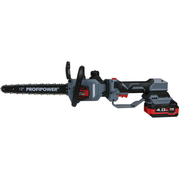 Пила цепная аккумуляторная PROFIPOWER PL-12 с штангой телескопической