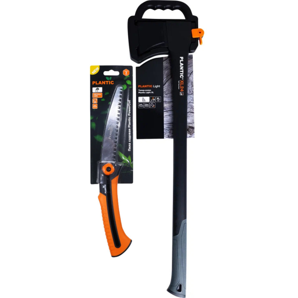Промонабор топор-колун Plantic Light XL24 + пила Plantic PowerCut   27464-02