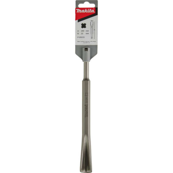 Зубило Makita SDS+ 22*250 канальное   (P-05533)