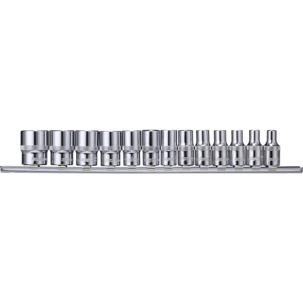 Набор торцевых головок OMBRA 1/4"DR на держателе, 13 предметов   914013