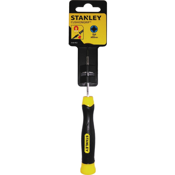 Отвертка STANLEY CUSHIONGRIP шлиц Pozidriv 0x60мм     0-64-952