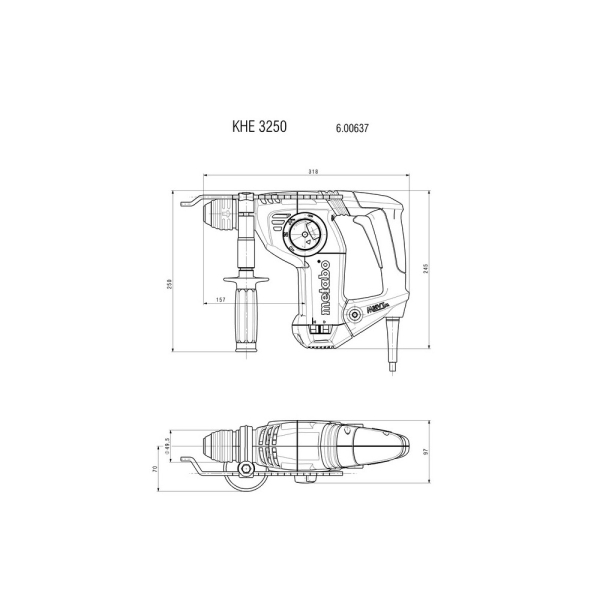 Перфоратор Metabo KHE 3250