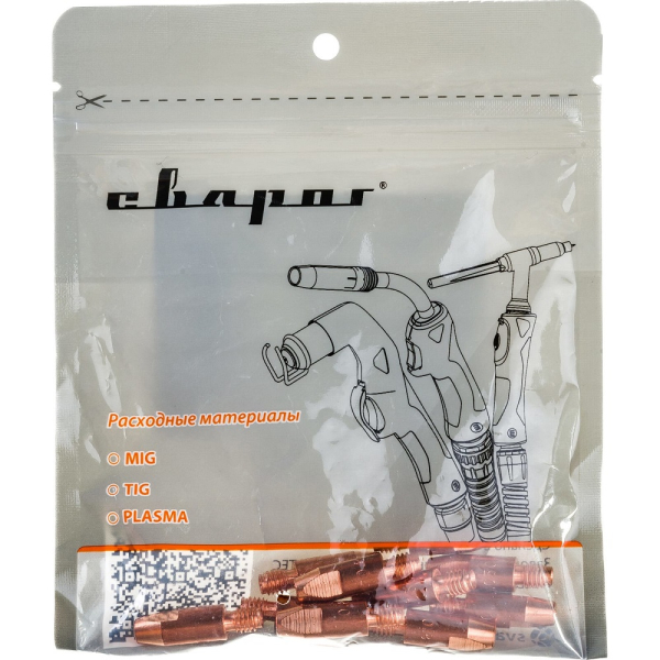 Наконечник сварочный Сварог М6 d0,8мм (MS) (уп.10 шт)   ICU0004-08