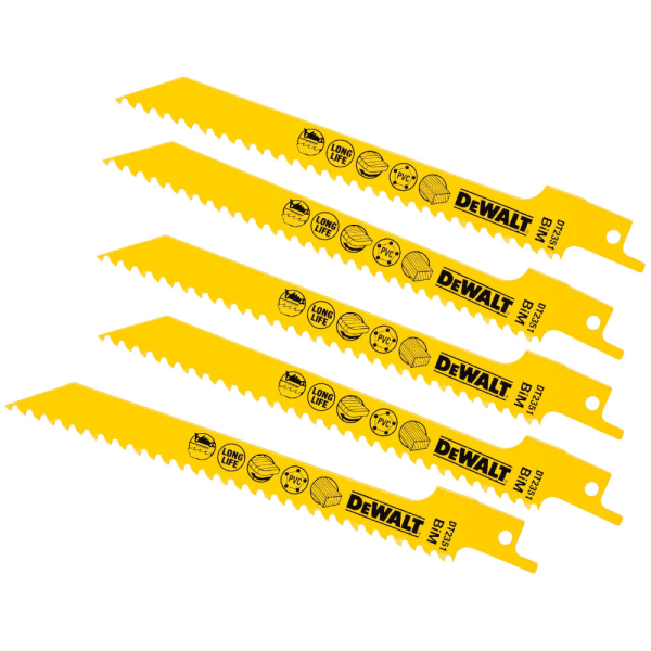 Полотно пильное DEWALT DT 2351 для сабельной пилы