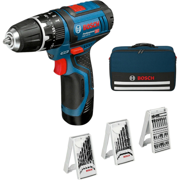 Дрель аккумуляторная BOSCH GSR 10.8-2-Li     0.601.868.106 сумка+набор