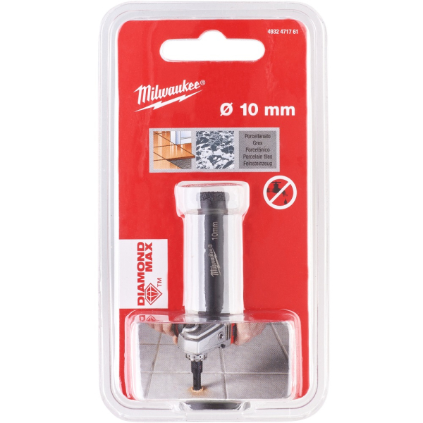 Коронка Milwaukee Diamond MAX M14 10мм  алмазная