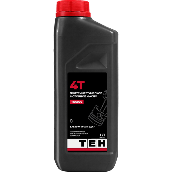 Масло 4T полусинтетика 1л SAE 10W-40 API SJ/CF TEH TO6009
