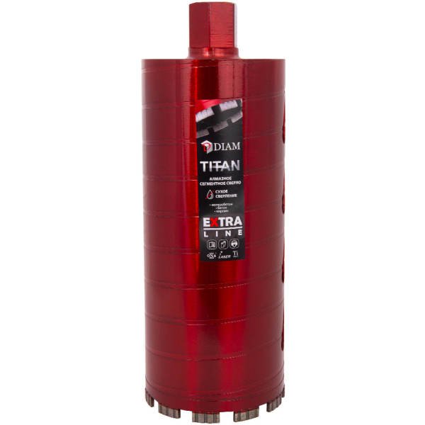 Сверло алмазное DIAM Extra Line Titan 132x300х1/4 по бетону   313029