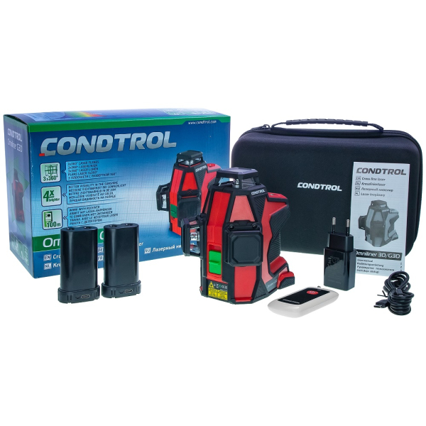 Лазерный уровень CONDTROL Omniliner 3D G   1-2-153