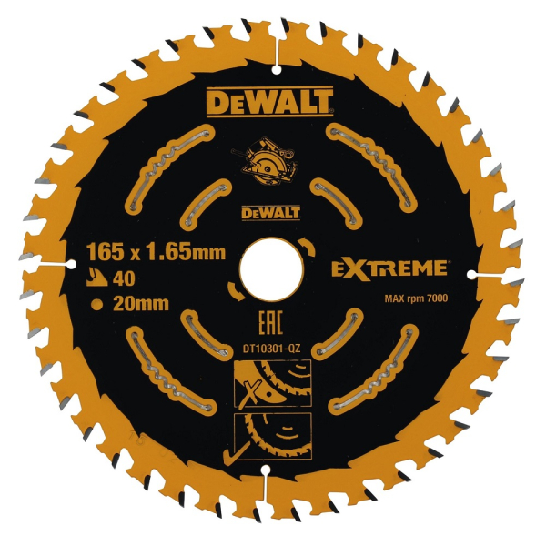 Диск п/п DEWALT DT 10301   165*20*40