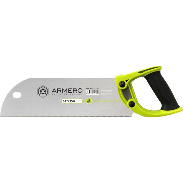 Ножовка ARMERO пасовочная 350мм, мелкий зуб     A541/231