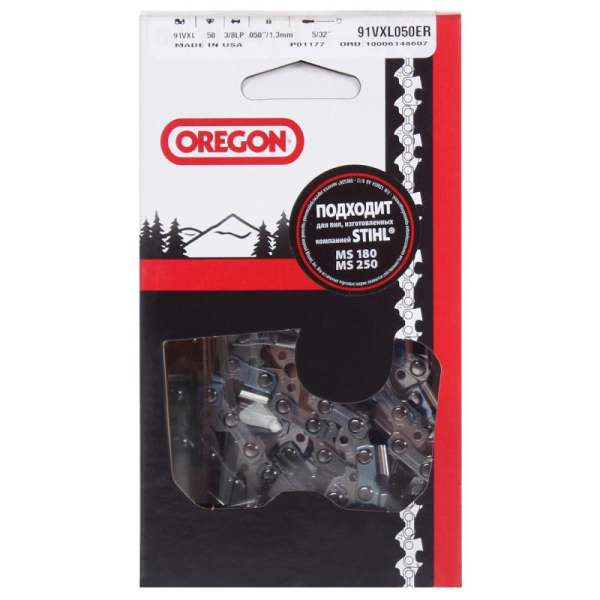 Цепь Oregon 14"  3/8 - 1,3 - 50     91VXL050ER