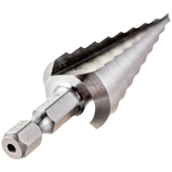 Сверло ступенчатое Makita HSS ф 4-20мм   D-40098