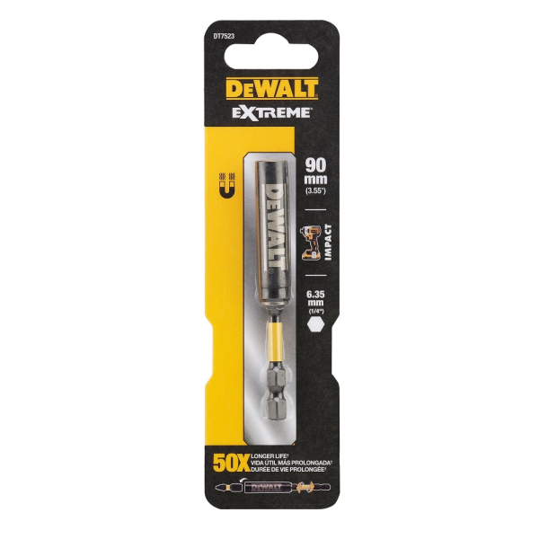 Магнитный держатель для бит DEWALT 1/4" IMPACT TORSION с направляющей   DT7523