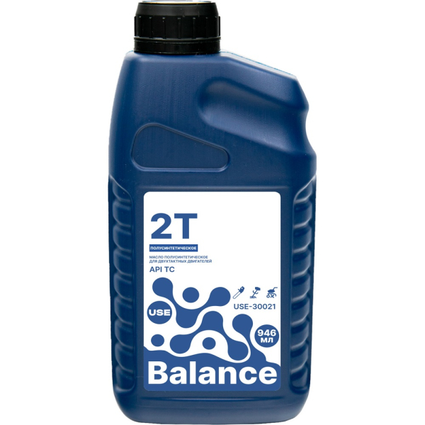 Масло USE Balance 2-х тактное полусинтетика API TC 0.946 л   USE-30021
