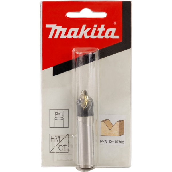 Фреза Makita V-образная 12,7*12,7*12*38*2Т   D-10702