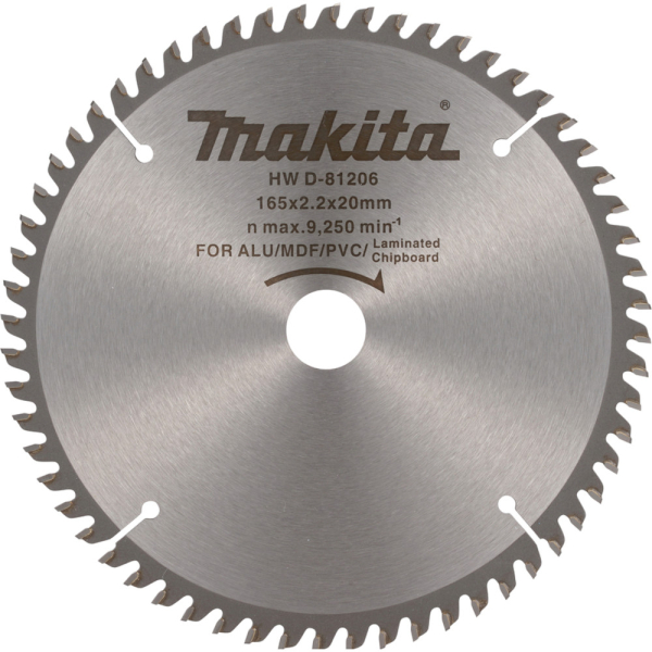 Диск п/п Makita 165*20*2.2/1.4*60T   (D-81206) универсальный