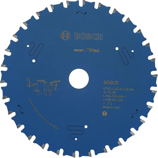 Диск п/п BOSCH 160*20*30T   2.608.643.054