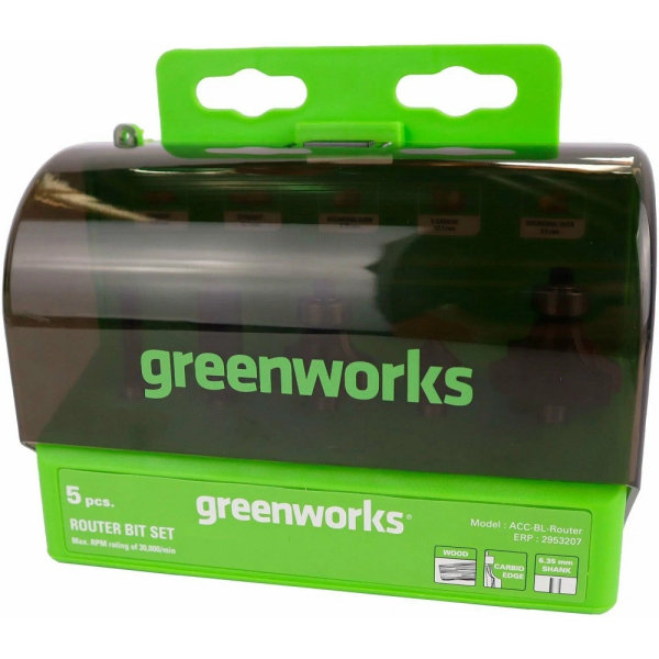 Набор фрез GREENWORKS для фрезера (5 шт.)   2953207