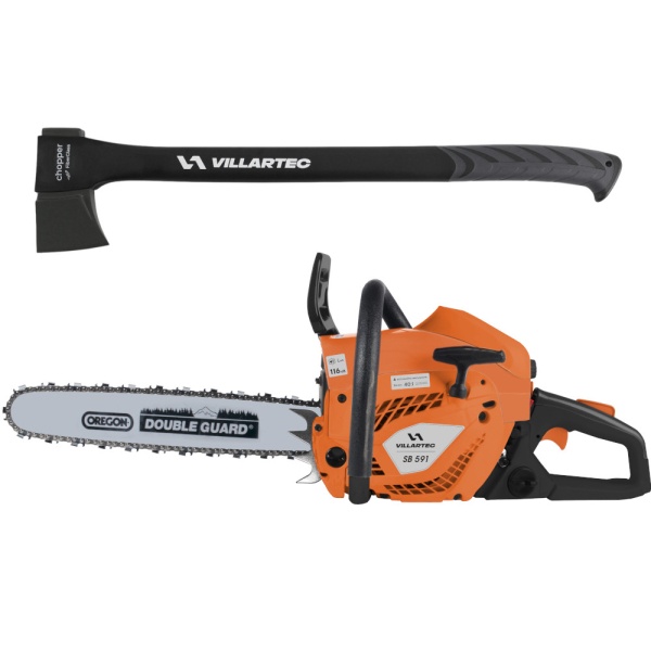 Бензопила VILLARTEC SB591 16" + Топор AX1570