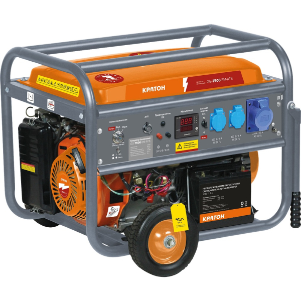 Электростанция КРАТОН GG-7500-EM-ATS бензиновая