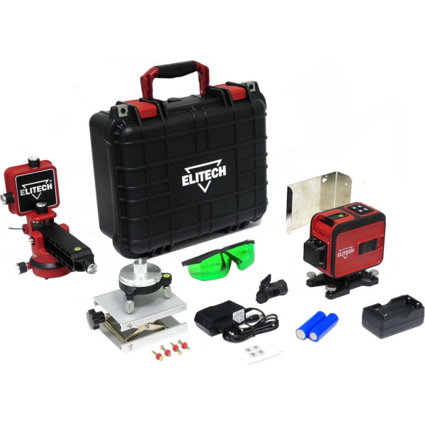 Лазерный уровень ELITECH ЛН 3/360-ЗЕЛ