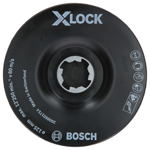 Тарелка опорная BOSCH X-LOCK 125 мм мягкая   2.608.601.714