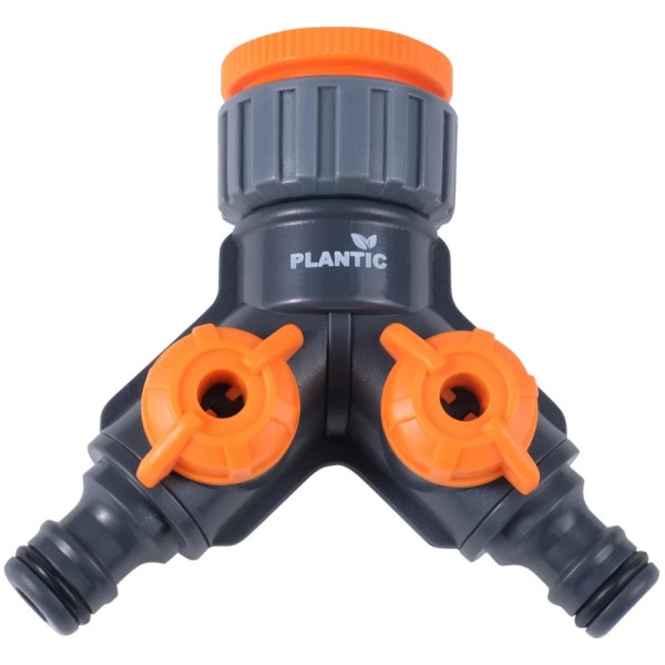 Штуцер для крана Plantic Light 1/2"-3/4 -1" два канала   39383-01