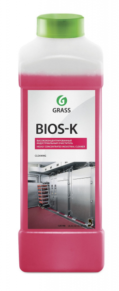 Средство моющее щелочное GRASS "БИОС К" 1кг   270100