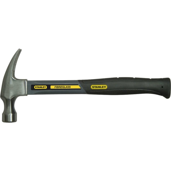 Молоток STANLEY GREY FIBERGLASS CURVE CLAW 570гр.     1-51-628
