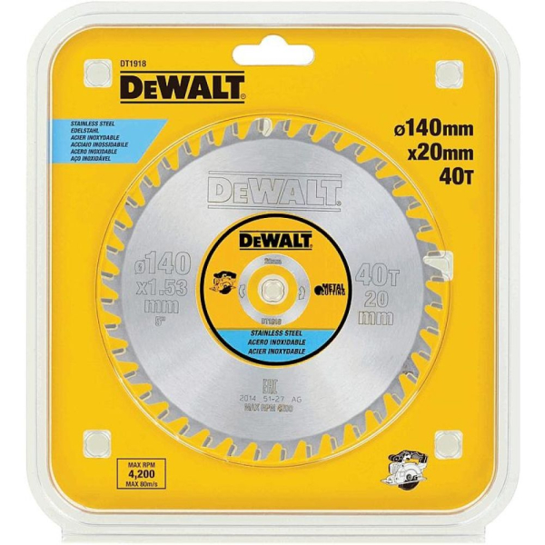 Диск п/п DEWALT DT 1918   140*20*40