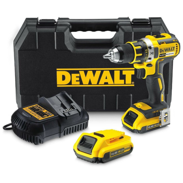 Дрель аккумуляторная DEWALT  DCD 732 D2  14.4v 2,0Ah Li-Ion