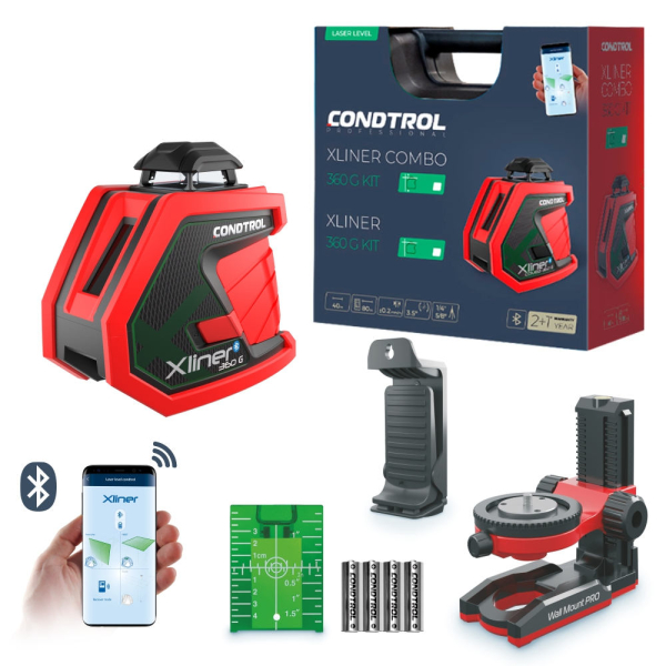 Лазерный уровень CONDTROL Xliner 360G Kit   1-2-408