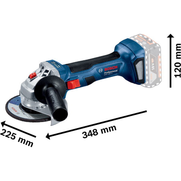 УШМ BOSCH GWS 180-LI   0.601.9H9.0R1