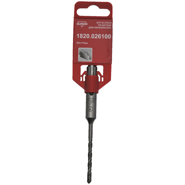 Бур ELITECH  SDS +  4*110