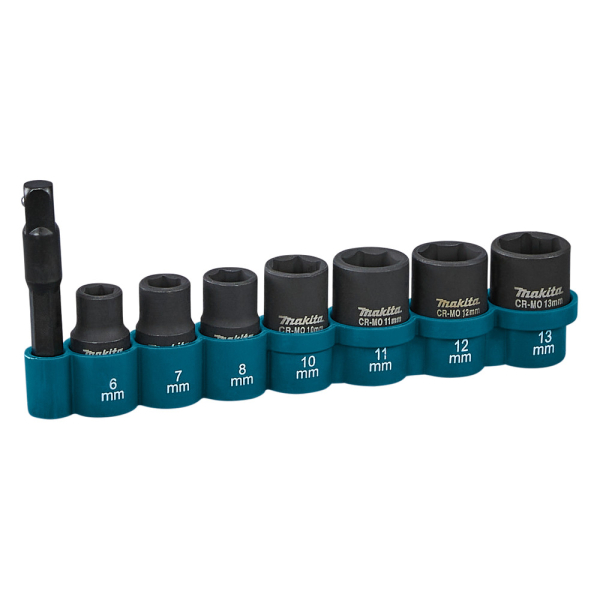 Набор ударных торцовых головок Makita 1/4” 8 шт   E-12289 