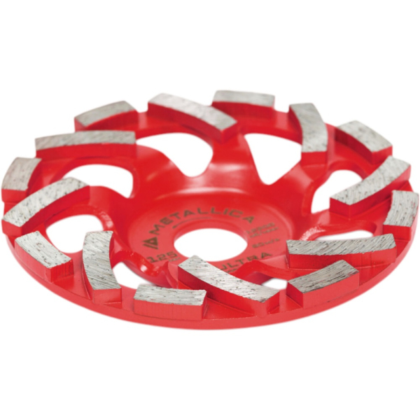 Чашка алмазная сегментная Комби-тип METALLICA Ultra 125x22,2 мм, по бетону   900857