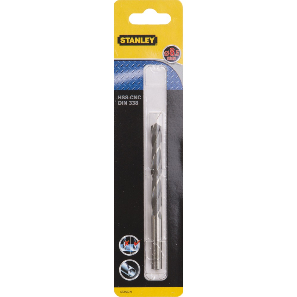 Сверло STANLEY по металлу HSS-G CROWN  8,5*117   STA50721