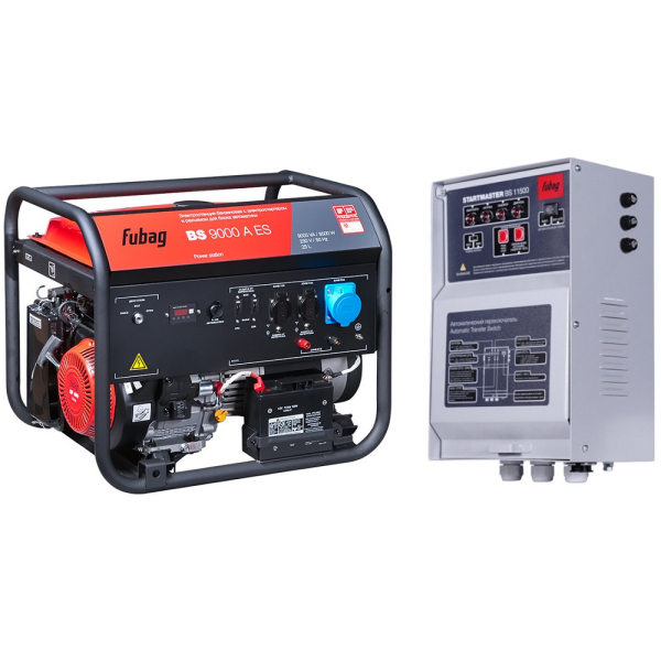Электростанция Fubag BS 9000 A ES бензиновая+Блок автоматики Fubag Startmaster BS11500 (230V)