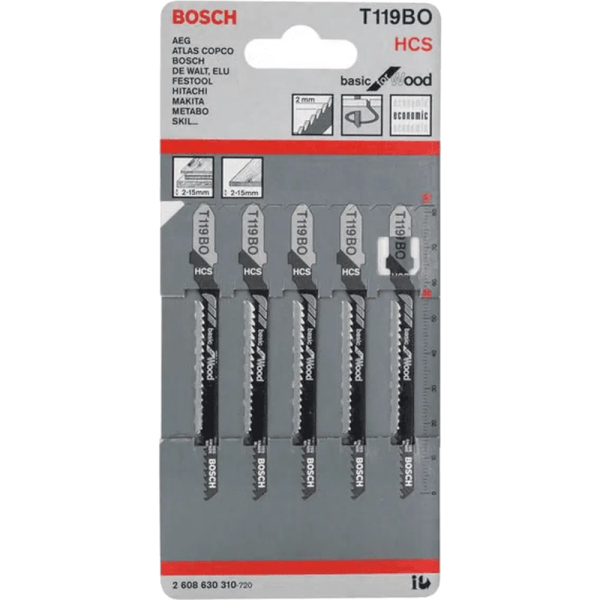 Пилочки BOSCH  T 119  BO     2.608.630.310