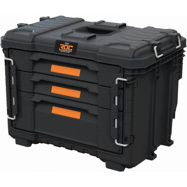 Ящик для инструментов KETER с 3 ящиками ROC Pro Gear 2.0 XL   17212468