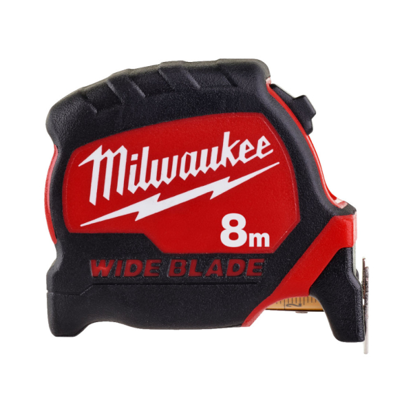 Рулетка Milwaukee PREMIUM широкая WIDE BLADE 8м*33мм