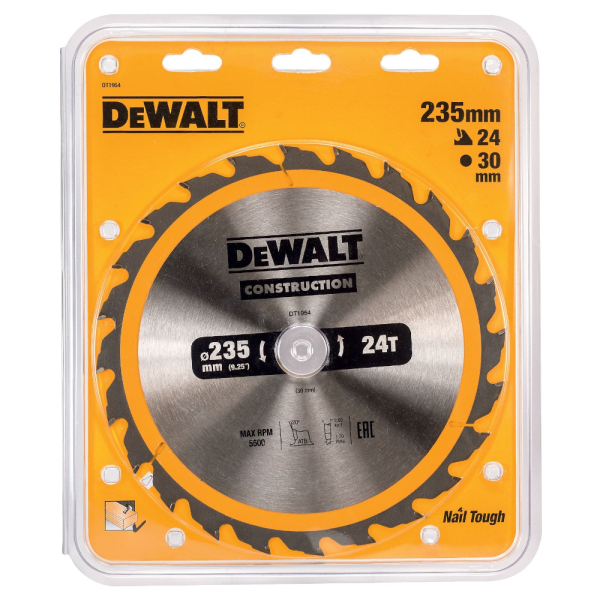 Диск п/п DEWALT DT 1954   235*30*24