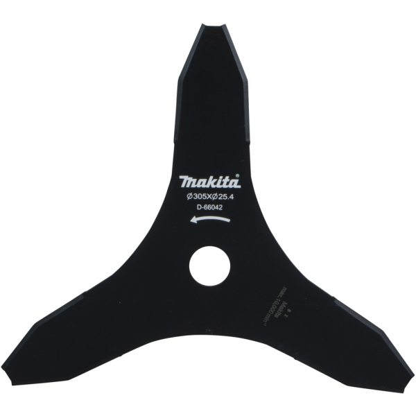 Нож Makita для травы d305x25,4 мм, 3 зуба   D-66042