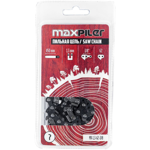 Цепь MAXPILER 1,3-62-3/8   MX-1,3-62-3/8