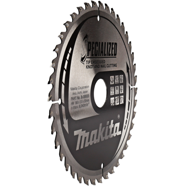 Диск п/п Makita 190*30*40   (B-09503)