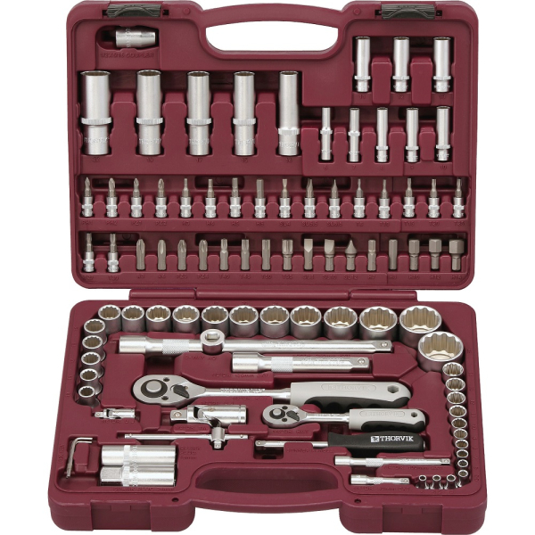 Набор инструмента универсальный THORVIK 1/4", 1/2"DR 94 предметов   TS094/12 (UTS0094/12)