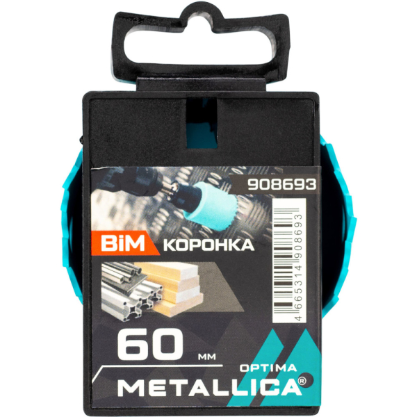 Коронка биметаллическая METALLICA Optima 60 мм 2 3/8" Vario 5/8-18UNF   908693
